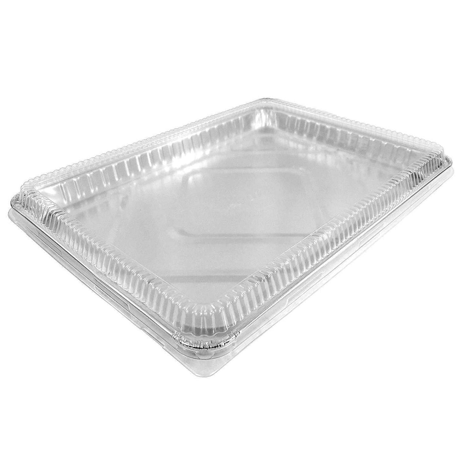 Half 1 2 Size Sheet Cake Aluminum Pan W Clear Low Dome Lid 17 1 L X 12 half-1-2-size-sheet-cake-aluminum-pan-w-clear-low-dome-lid-17-1-l-x-12