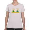 thumbnail image 1 of Half And Half T-Shirt Women -Wilfred Hildonen Designs, Female Large, 1 of 4