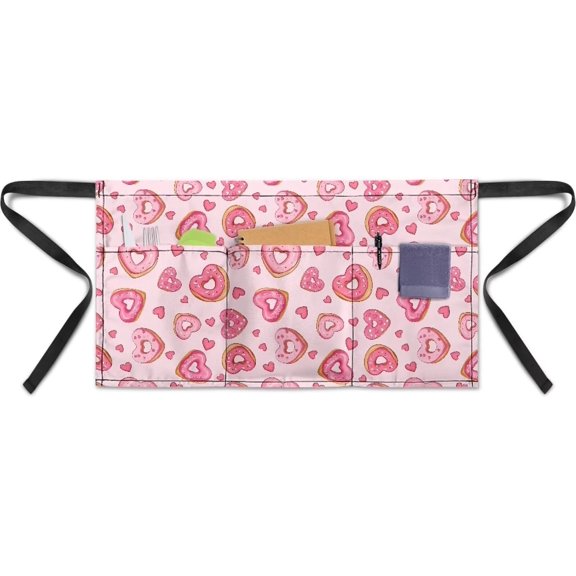 Half Apron for Western Restaurant Coffee Shop Bar Restaurant Foldable Portable Washable