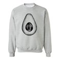 thumbnail image 1 of Half Avocado Doodle Sweatshirt Men -Image by Shutterstock, Male Medium, 1 of 4