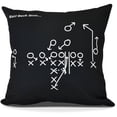 thumbnail image 1 of Half Back Dive Geometric Print Outdoor Pillow, 1 of 1