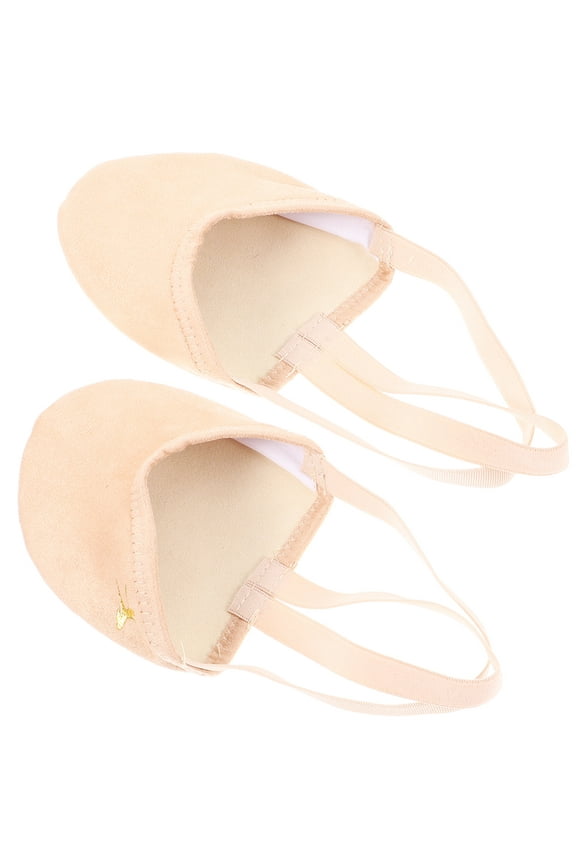 Toecover For Pointe Shoes Suede Wraparound Design 1 Pair 8.3x3.7x0.2In