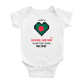 thumbnail image 1 of Half Bangladeshi Is Better Than None Cute Baby Bodysuit (White, 18-24 Months), 1 of 5