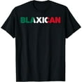 thumbnail image 1 of Half Black Half Mexican American Blaxican T-Shirt, 1 of 4