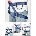 thumbnail image 1 of Half Body Safety Belt, Safety Fall Arrest Harness, Waist Hip Protection Safety Belt for Mountaineering, Climbing Rappelling, Blue, 1 of 7