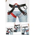 thumbnail image 1 of Half Body Safety Belt, Safety Fall Arrest Harness, Waist Hip Protection Safety Belt for Mountaineering, Climbing Rappelling, Gray, 1 of 8