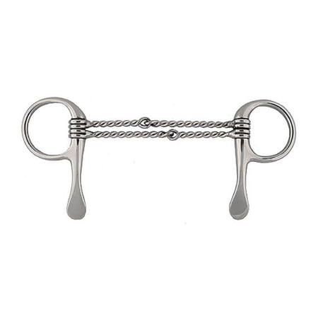 Half Cheek Double Twisted Wire Bit