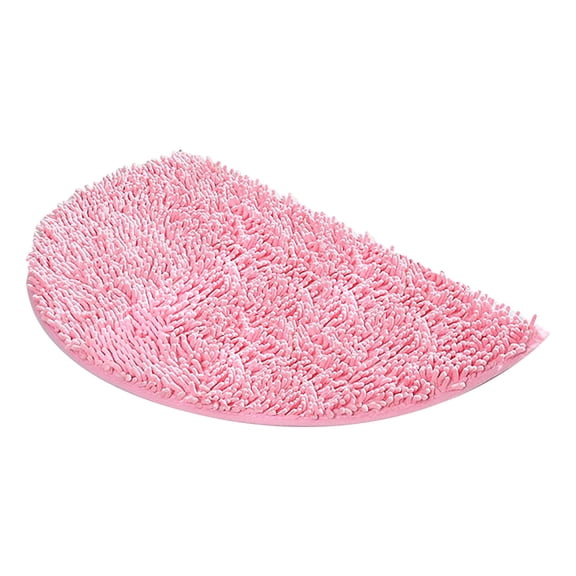 Half Circle Bath Mat,Half Round Bath Mat, Absorbent Quick-Drying Soft Washable Bathroom Mat For Bath, Shower,Bedroom, Or Door Mat Half Moon Rug Semi Circles Bath Mat 23.6x15.7in