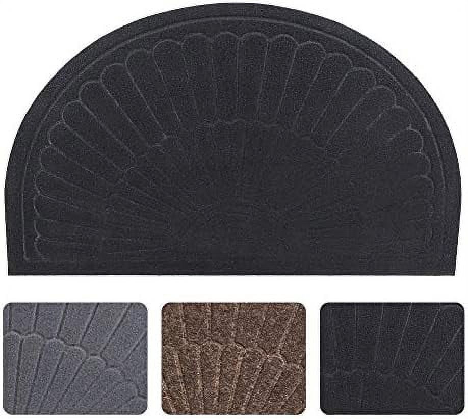 Half Circle Rug Half Round Door Mat Outdoor Rubber Door Mats Entryway