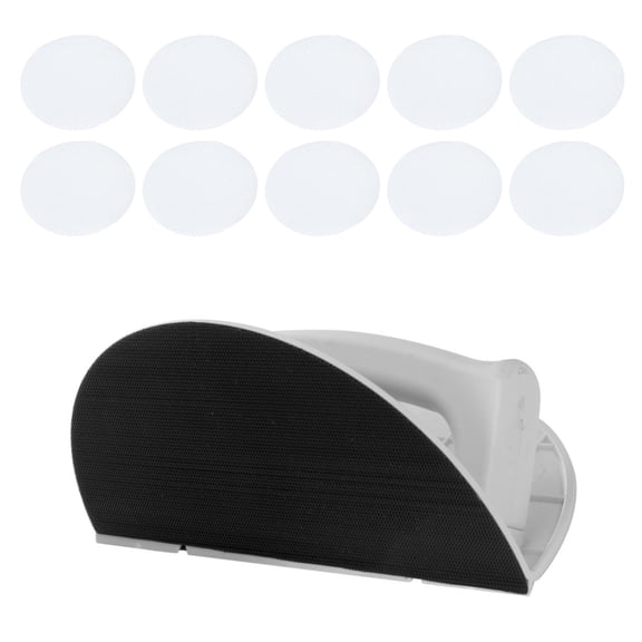 Half Circular Corner Sanding Frame with 10 Sandpapers for Drywall Edge Finishing