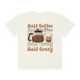 thumbnail image 1 of Half Coffee Half Crazy Cute Kawaii Women's Shirt, Coffee Before Crazy Top, 1 of 4