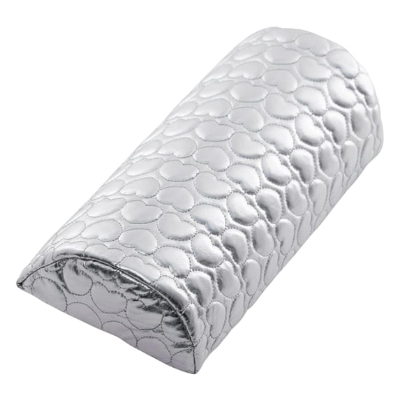 Half Column Armrest Pillow Holder Manicure Tool Cushion Accessory Comfortable Sponge Pad PU Leather Nails Hand Rest for Nail Art Home Shop