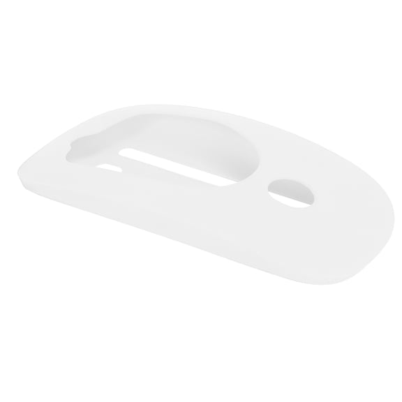 Half-Comfort Design, Removable Protection, White Soft Silicone Mouse Skin for Mac