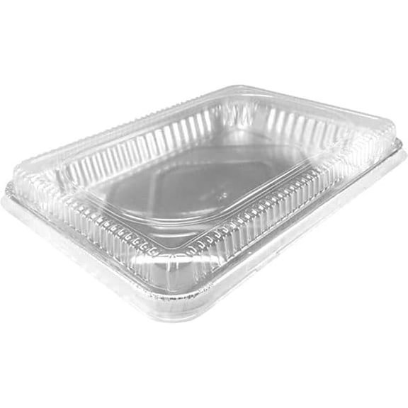 Half Cookie Disposable Aluminum Sheet with Dome Lid For Baking & Storing (50)