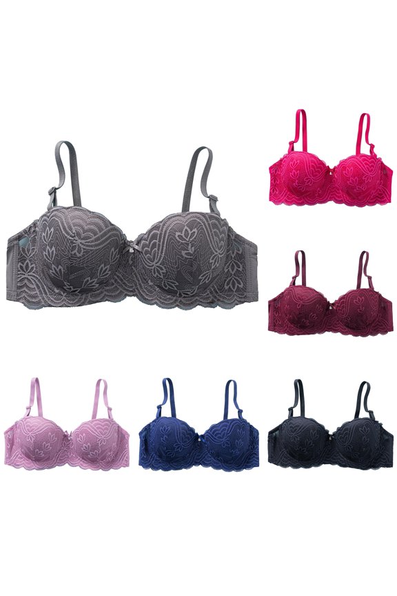 Half Cup Plus Size with Lace Ribbon And Steel Ring Gathered To Support A Stylish Non Sagging Bra 6C Cup Strapless Bra for Women