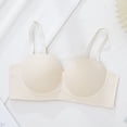 thumbnail image 1 of Half Cup Strapless Bra For Women Soft Wireless Design Innerwear For Any Occasion Versatile Under Clothing Wardrobe Addition Running Girl Sports Bra Bras to Wear with A Backless Dress Women Bras plus, 1 of 8