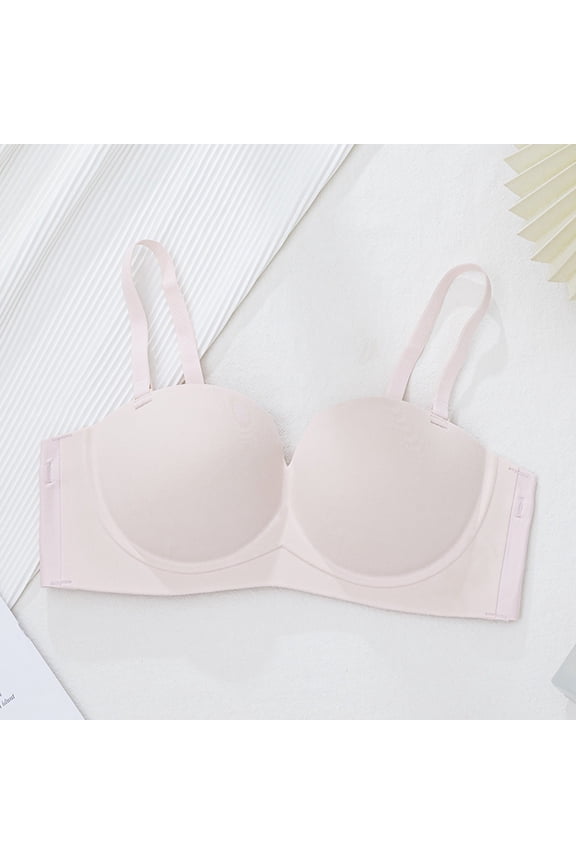 Half Cup Strapless Bra For Women Soft Wireless Design Innerwear For Any Occasion Versatile Under Clothing Wardrobe Addition Strapless Sports Bras for Women Woman Sports Bra Womens Compression Sports