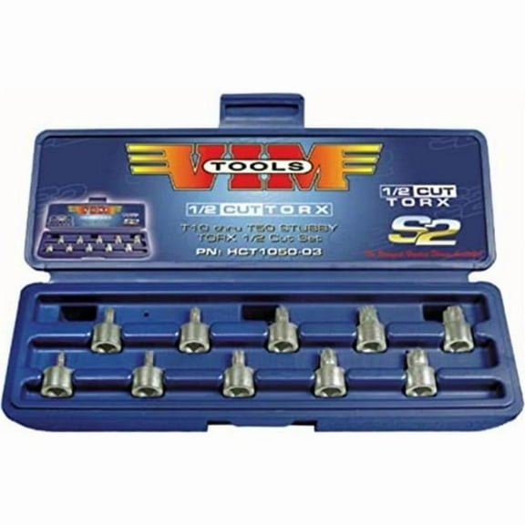 Half-Cut Torx Driver Stubby Socket Set