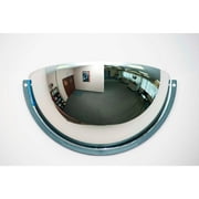 Global Industrial Half Dome Acrylic Mirror Indoor 26 Dia. 180 degrees Viewing
