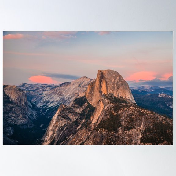 Half Dome Poster Wall Art, Modern Wall Decor For Living Room Bedroom, 8x12 UNFRAMED