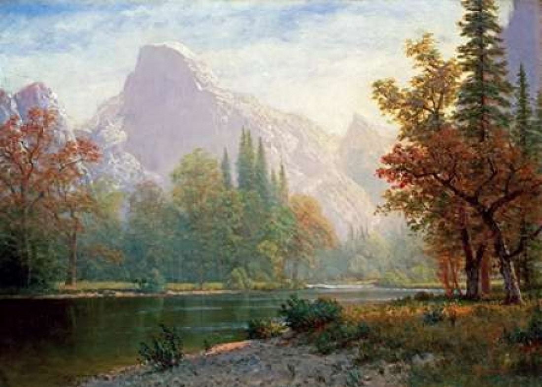 Half Dome Yosemite Canvas Art - Albert Bierstadt (20 x 28)