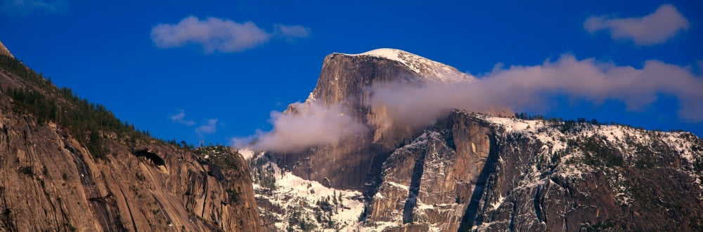Half Dome Yosemite National Park California Canvas Art - Panoramic Images (27 x 9)