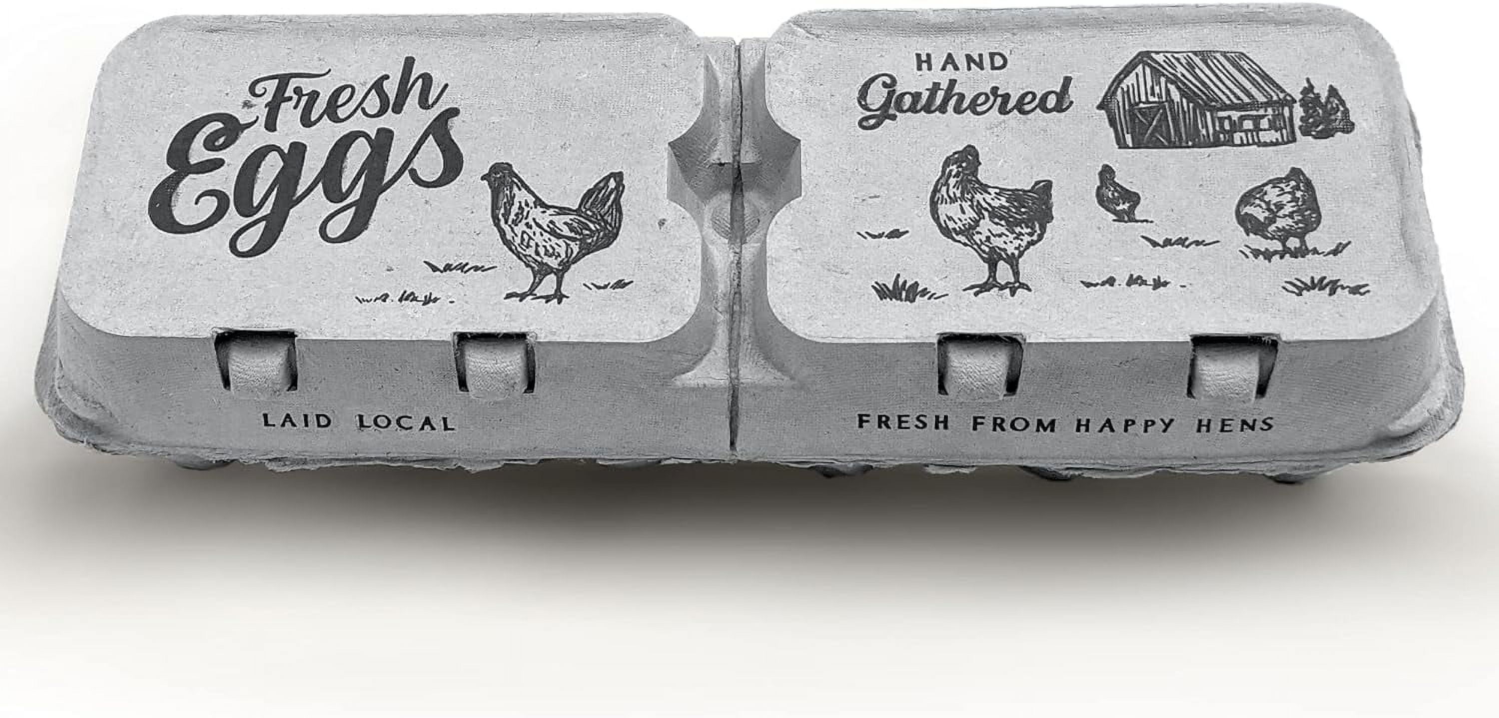 Half Dozen Egg Cartons Full Dozen Can Split To Half Dozen Size Each