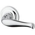 thumbnail image 1 of Half Dummy Left Hand Decorative Lever & Traditional Round Rose, Bright Chrome, 1 of 1