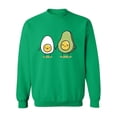 thumbnail image 1 of Half Egg And Avocado Sweatshirt Women -Image by Shutterstock, Female Large, 1 of 4