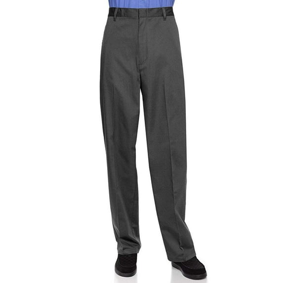 Half Elastic Flat Front Men's Slacks Big Sizes Available