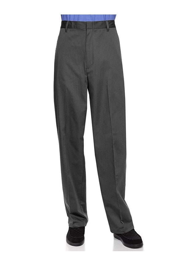 Half Elastic Flat Front Men's Slacks Big Sizes Available