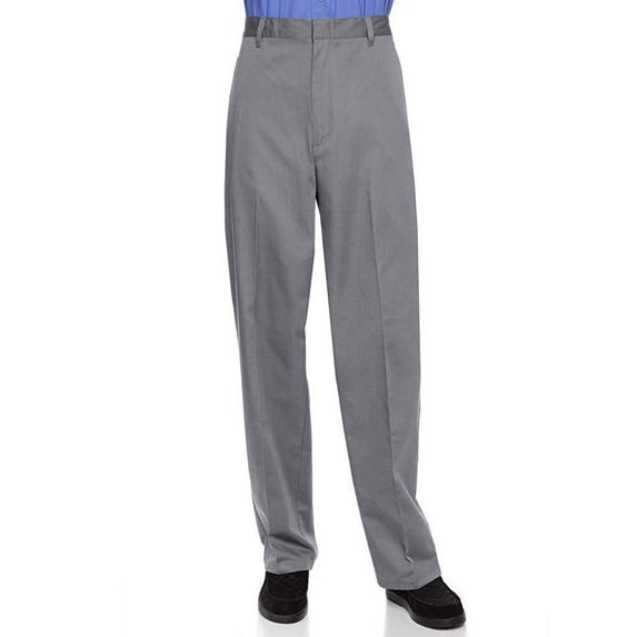 Half Elastic Flat Front Men's Slacks Big Sizes Available