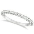 thumbnail image 1 of Half-Eternity Pave-Set Thin Diamond Stacking Ring Palladium (0.50ct), 1 of 3