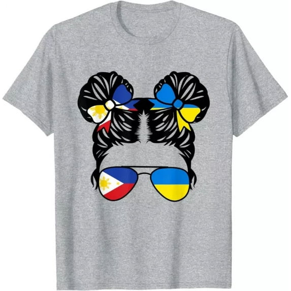 Half Filipino Half Ukrainian Girl Philippines Heritage T-Shirt Unisex S-5XL Hot Trending Shirt, Vintage Birthday Gift
