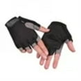 thumbnail image 1 of Half Finger Bike Gloves, Wheelchair Gloves for Women Men, Road Bicycle Gloves, Half Finger Unisex Anti-Slip Mountain Bike Gloves, 1Pcs Breathability Fitness Gloves Black S, 1 of 7