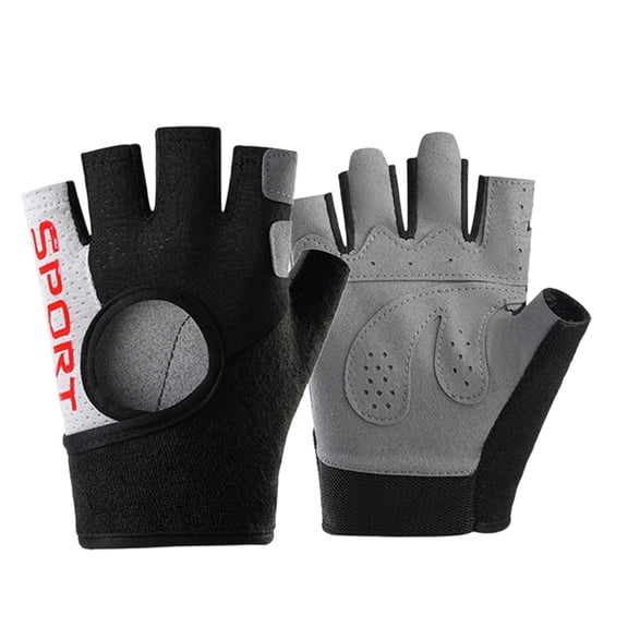 Half Finger Cycling Glove Mounting Bike Nonslip Shock Absorbent Palm Grip Wicking Light Weight Nylon Compressions Glove