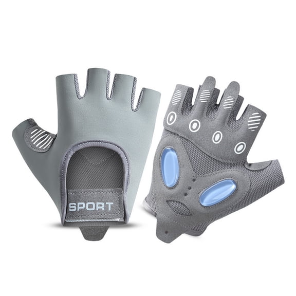 Half Finger Cycling Gloves Mittens, Breathable Fingerless Bike Riding Gloves Shockproof Sports Training Gloves