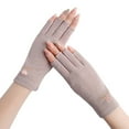 thumbnail image 1 of Half Finger Gloves Touchscreen Stretchy Mittens, UV Protection Fingerless Gloves in Common Size for Men and Women, 1 of 6