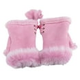 thumbnail image 1 of Half Finger Winter Gloves, Suede, for Women, Keyboard & Touchscreen, Warm, 1 of 2