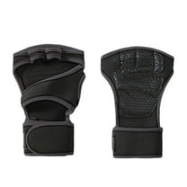 Half Finger Workout Gloves for Men and Women | Grip & Callus Protection, Wrist Support, Breathable Mesh for Gym, Weightlifting, Cycling, CrossFit & Fitness Training