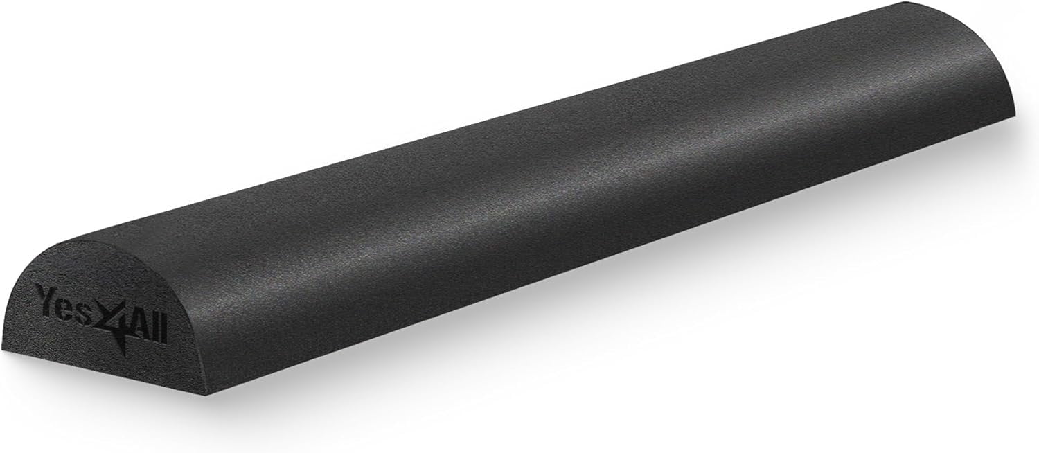 Half Foam Rollers, Soft Density Round PE Roll for Back Massage, Yoga Exercise - 36 inches