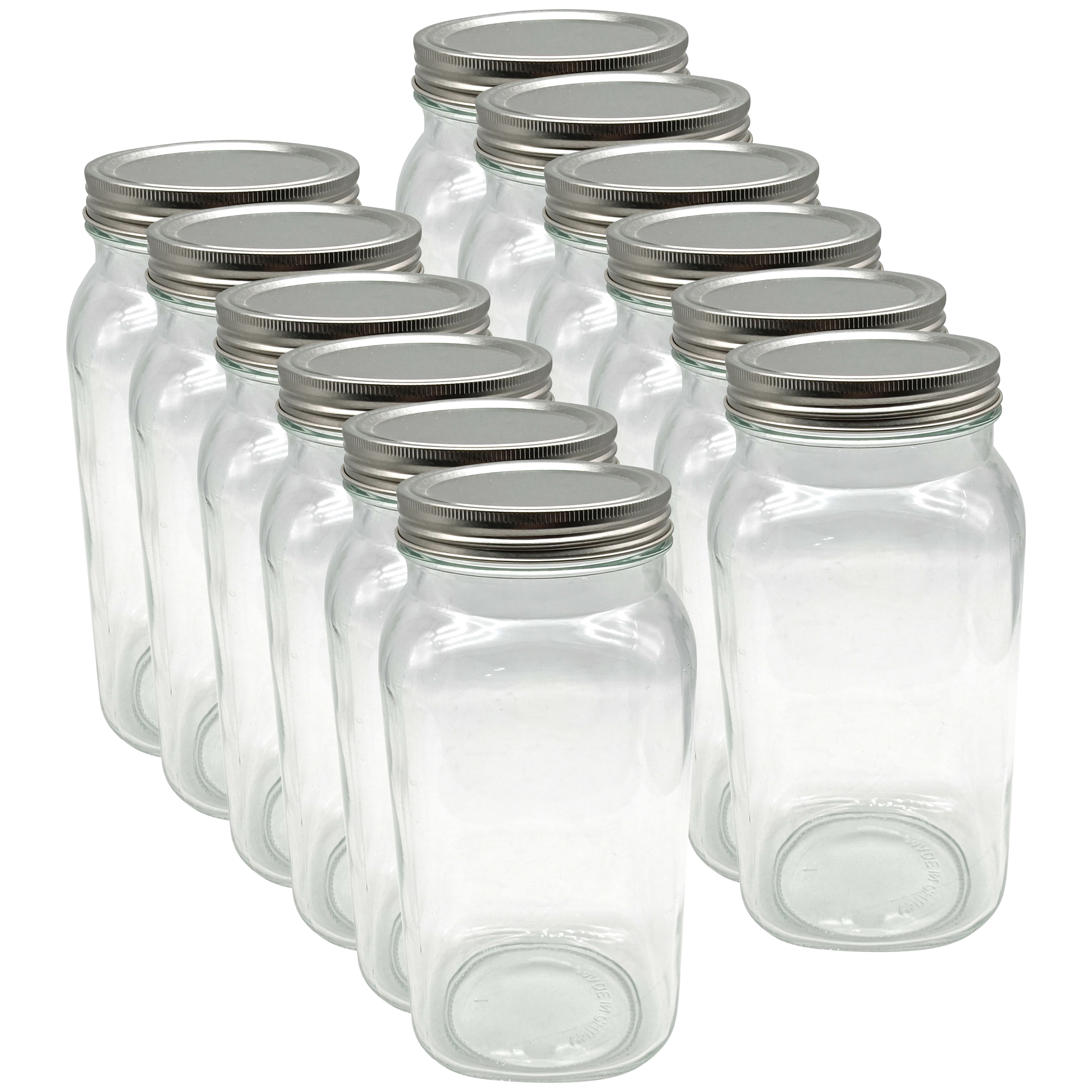 Ashland® 12-Pack Half Gallon Glass Jar: Creative Storage Container ...