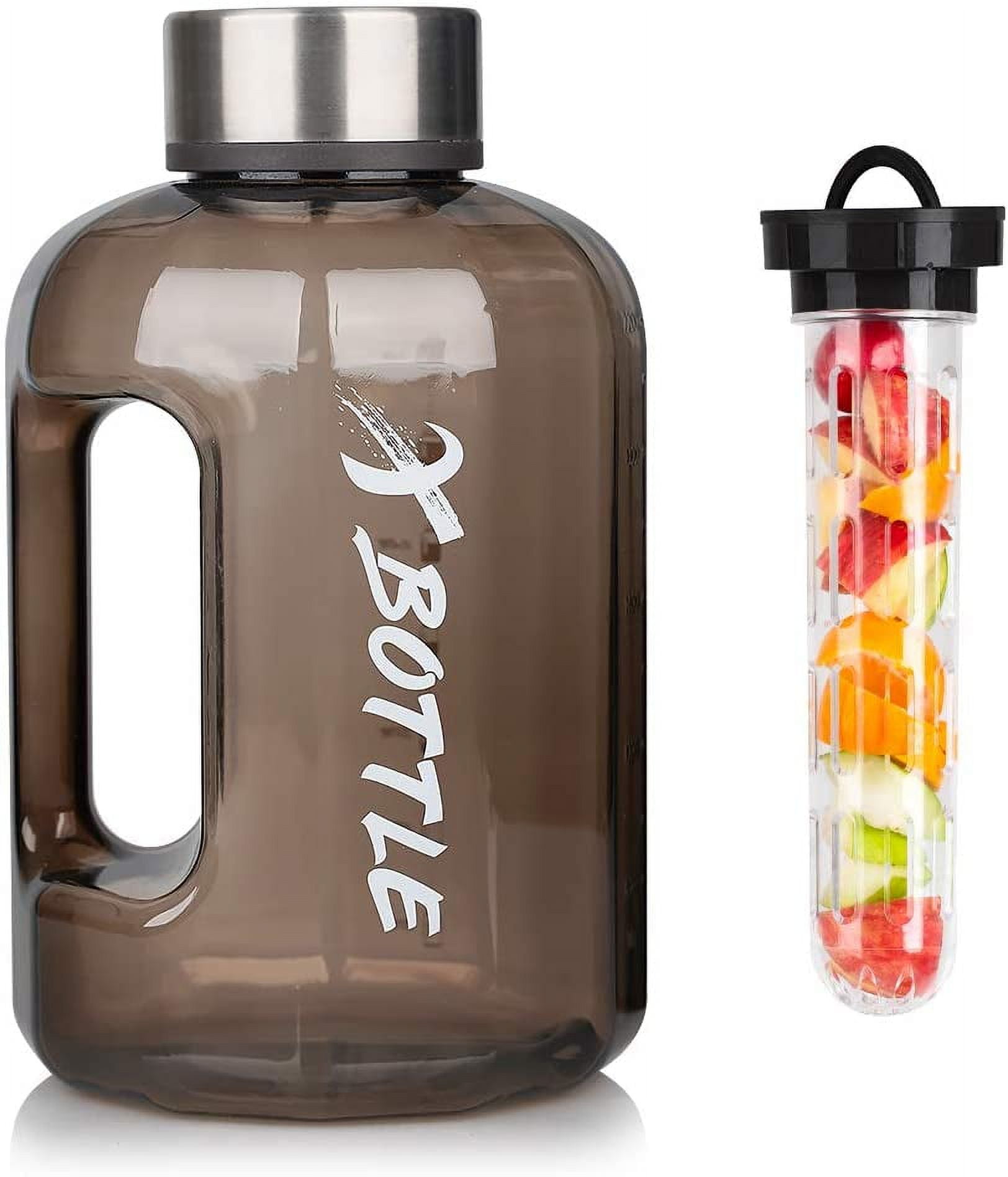 Half Gallon Water Bottle, 84oz Water Bottle BPA Free Dishwasher Safe