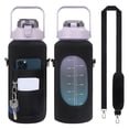 thumbnail image 1 of Half Gallon Water Bottle Sleeve Holder Cover withTime Marker, Leakproof Motivational Water Holder Bag, Sport Water Jug Reusable Drink Container Protector Sleeve Case Pouch Cover (Not Included Bottle), 1 of 6