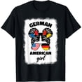 thumbnail image 1 of Half German And American Germany Usa Flag Dutch Kids, Girls T-Shirt mens t rt men，black，women，misfits，journey ，boys, 1 of 4
