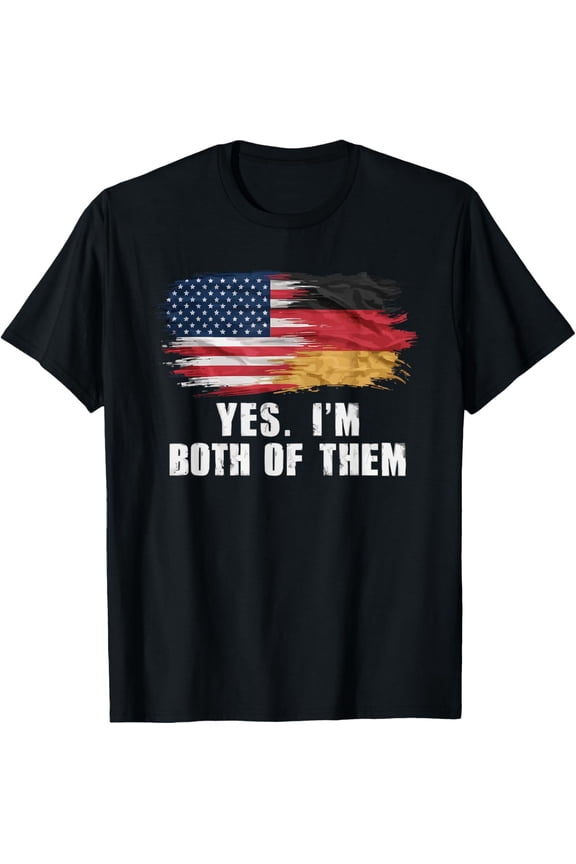 Half German Half American USA Flag Germany America T-Shirt