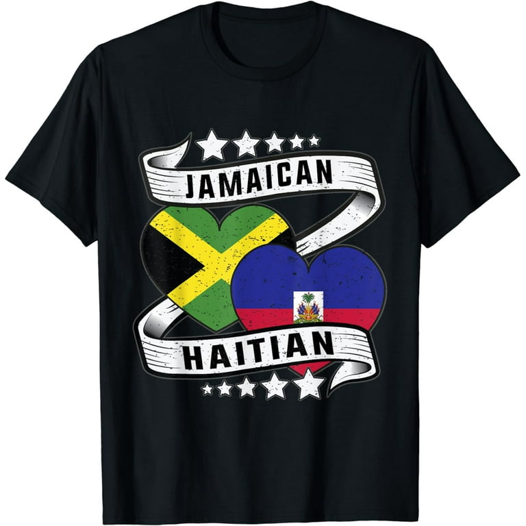 Haitian Princess Haiti Flag Heart Shaped T-Shirt Haitian Princess Haiti Flag Heart Shaped T-Shirt