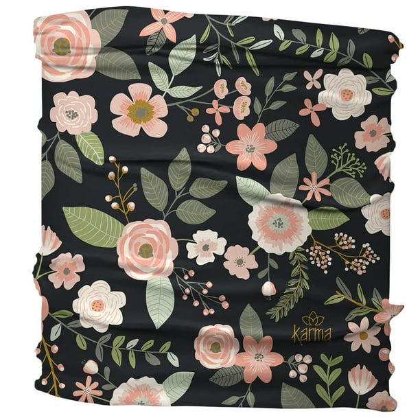 half headband black floral half headband black floral