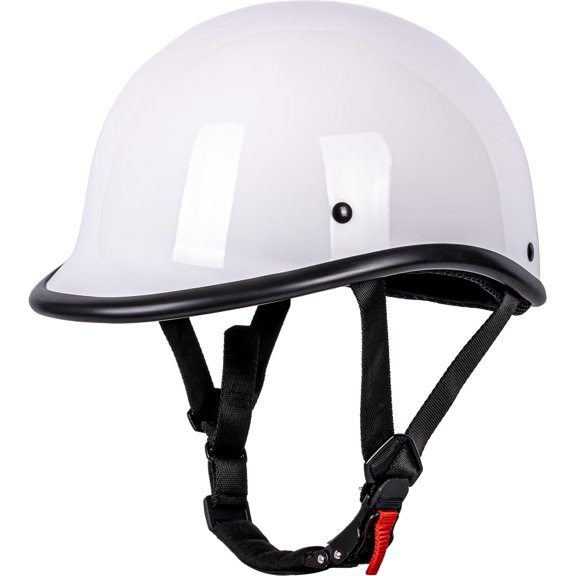 Half Helmet Polo Cap Half Shell Open Face Motorcycle Helmet - DOT Approved