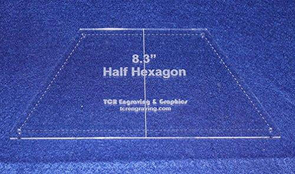 Half Hexagon 8.3 half-hexagon-8-3-template-walmart-com